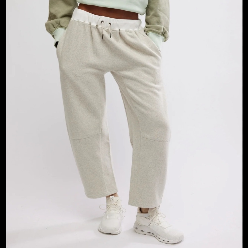FP Movement by Free People Cream Barrel joggers